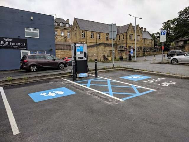 Engie Charging Station in Shipley United Kingdom of Great Britain and Northern Ireland