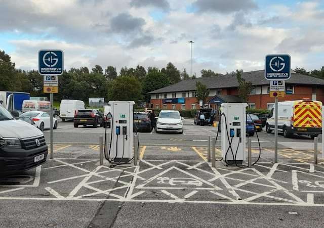 GRIDSERVE Charging Station in Heywood United Kingdom of Great Britain and Northern Ireland