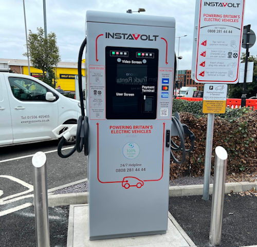 InstaVolt Charging Station in London United Kingdom of Great Britain and Northern Ireland