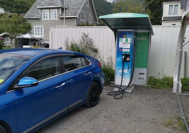 Mer Charging Station in Sylte Norway 6210