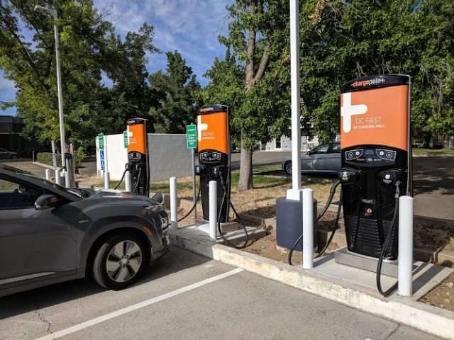 ChargePoint Charging Station in Red Bluff California