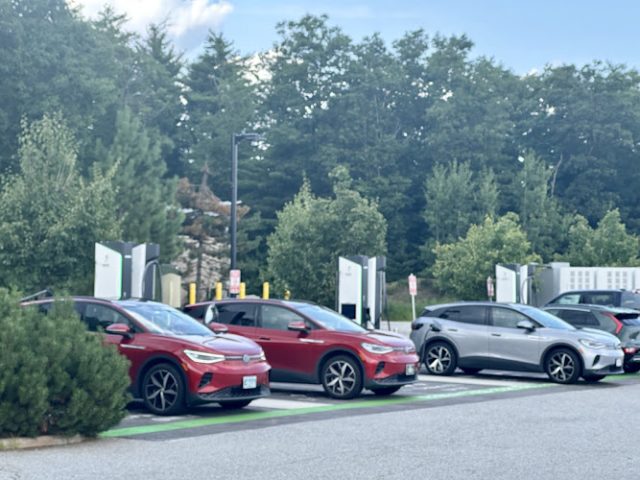 Electrify America Charging Station in Merrimack New Hampshire