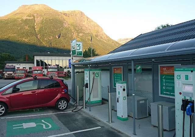 Mer Charging Station in Byrkjelo Norway 6826