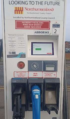 RAW Charging Station in Morpeth United Kingdom of Great Britain and Northern Ireland