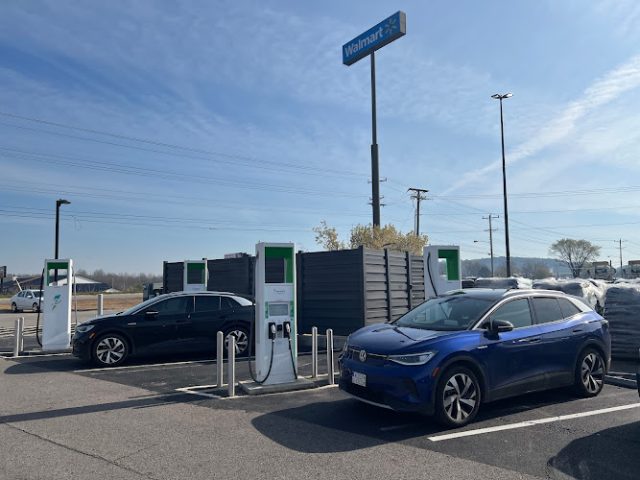 Walmart Charging Station in Clarksville Arkansas