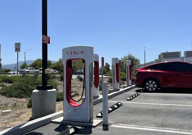 Tesla Supercharger in Temecula California