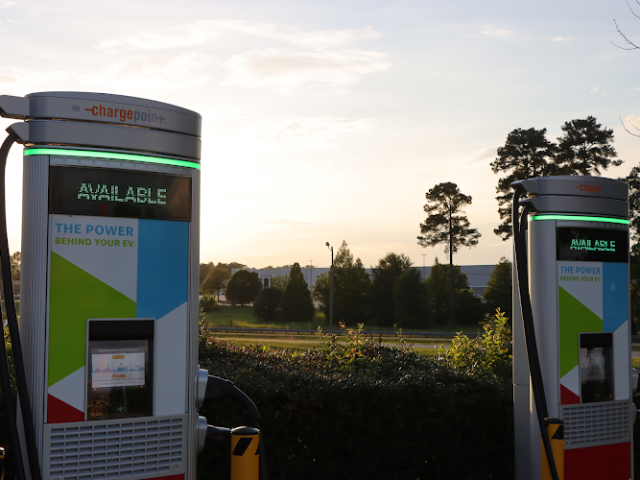 ChargePoint Charging Station in Columbus Georgia
