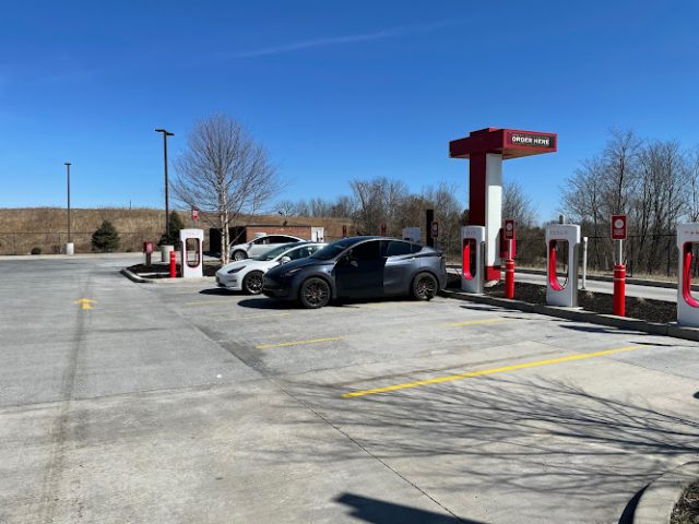 Tesla Supercharger in Gettysburg Pennsylvania
