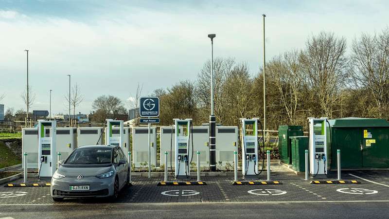 GRIDSERVE Charging Station EV Charging Station at Mid Summer Pl