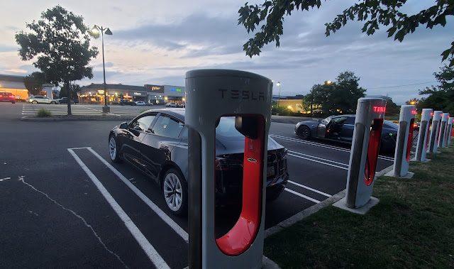 Tesla Supercharger in Woodcliff Lake New Jersey