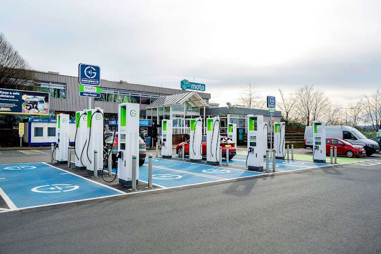 GRIDSERVE Charging Station EV Charging Station at 4 Illey Lane Motorway Northbound