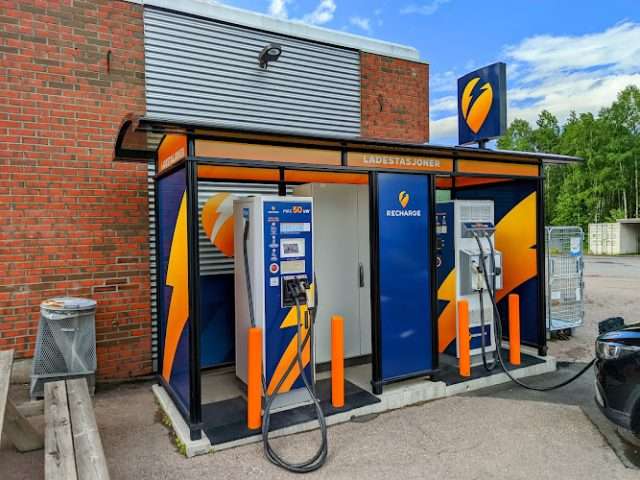 Recharge Charging Station in Hakadal Norway 1484