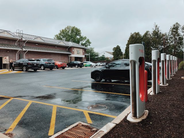 Tesla Supercharger in Doylestown Pennsylvania