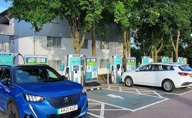 GRIDSERVE Charging Station in Potters Bar United Kingdom of Great Britain and Northern Ireland