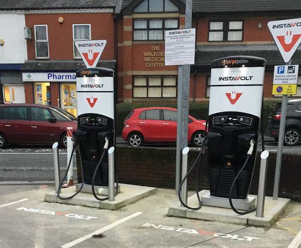 InstaVolt Charging Station EV Charging Station at Limes Service Station