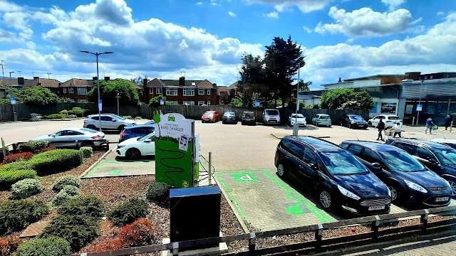 Pod Point Charging Station in Waltham Cross United Kingdom of Great Britain and Northern Ireland