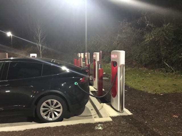 Tesla Supercharger in La Vale Maryland
