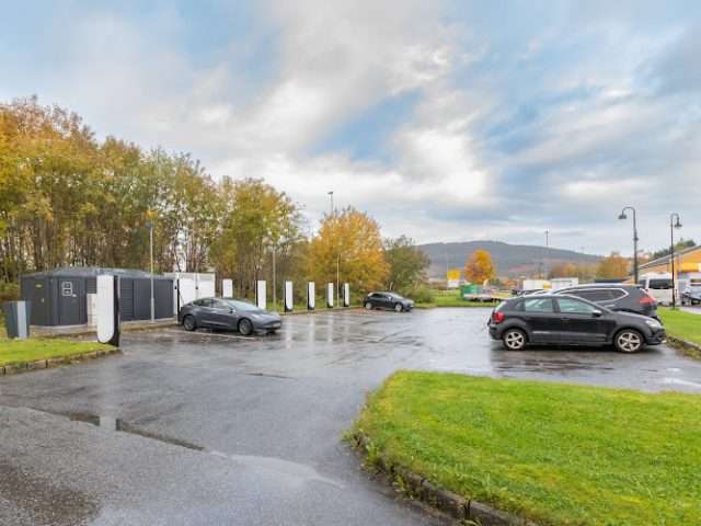 Tesla Supercharger in Vestnes Norway 6390