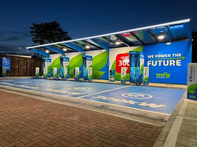 MFG Charging Station in Aberdeen United Kingdom of Great Britain and Northern Ireland