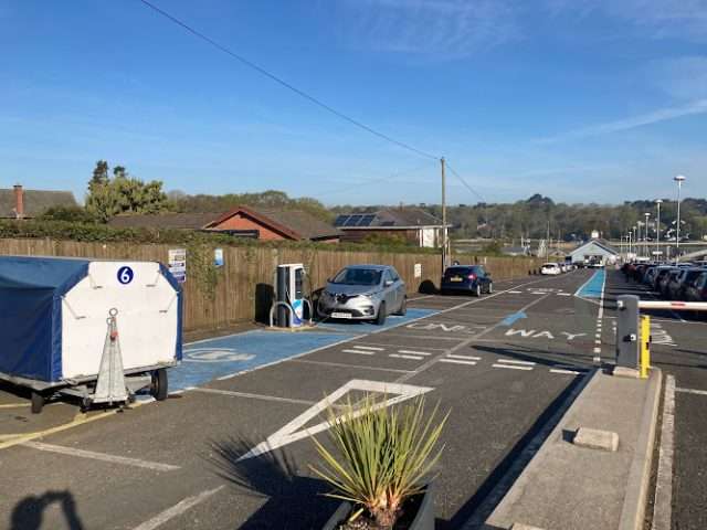 bp pulse Charging Station in Ryde United Kingdom of Great Britain and Northern Ireland