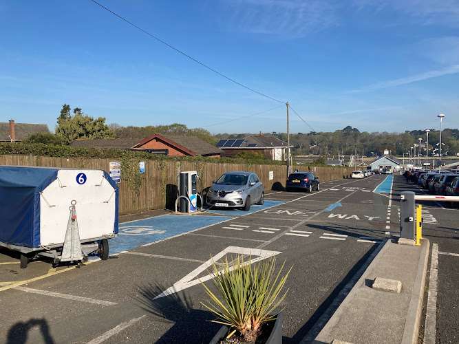 bp pulse Charging Station EV Charging Station at Wightlink Car Ferry Port