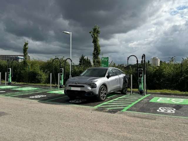 Be.EV Charging Station in Stockport United Kingdom of Great Britain and Northern Ireland