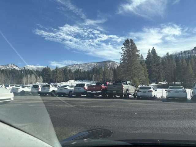 Tesla Supercharger in South Lake Tahoe California