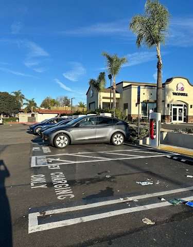 Tesla Supercharger in Costa Mesa California