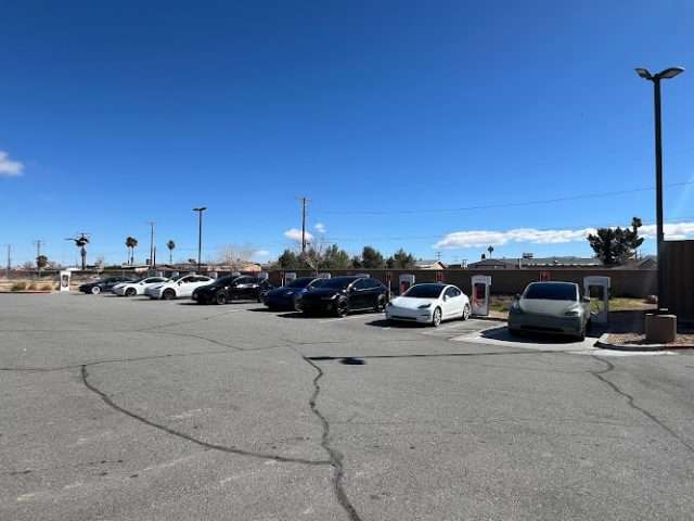 Tesla Supercharger in Yermo California