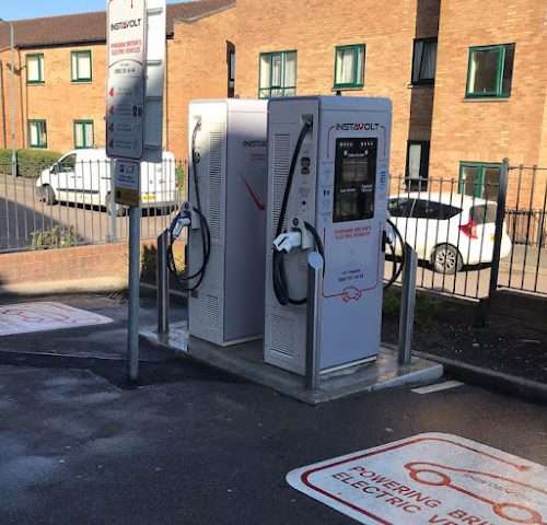 InstaVolt Charging Station in Milton Keynes United Kingdom of Great Britain and Northern Ireland