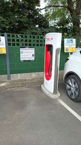 Tesla Supercharger EV Charging Station at Dunton Green