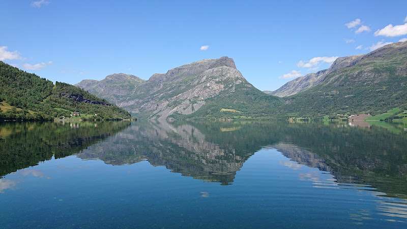 Electric Vehicle Charging Station EV Charging Station at Bøflaten Camping