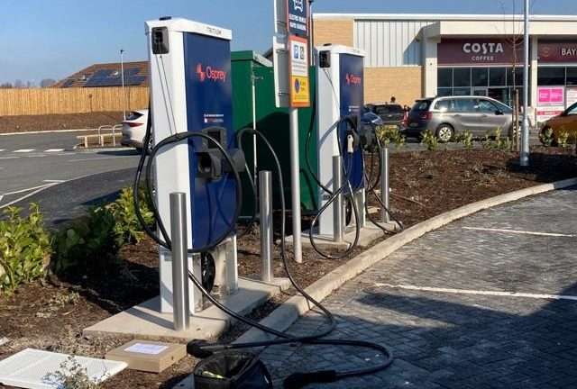 Osprey Charging Station in Cupar United Kingdom of Great Britain and Northern Ireland