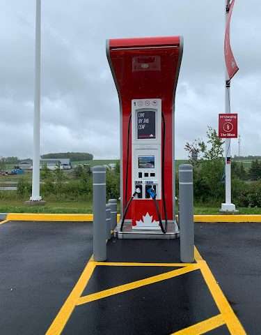 Petro-Canada Charging Station in Grand Falls New Brunswick Canada
