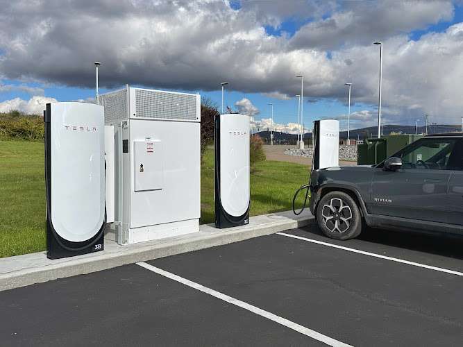 Tesla Supercharger EV Charging Station at 1055 County Rd 64