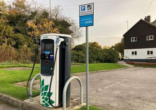 bp pulse Charging Station in Leeds United Kingdom of Great Britain and Northern Ireland