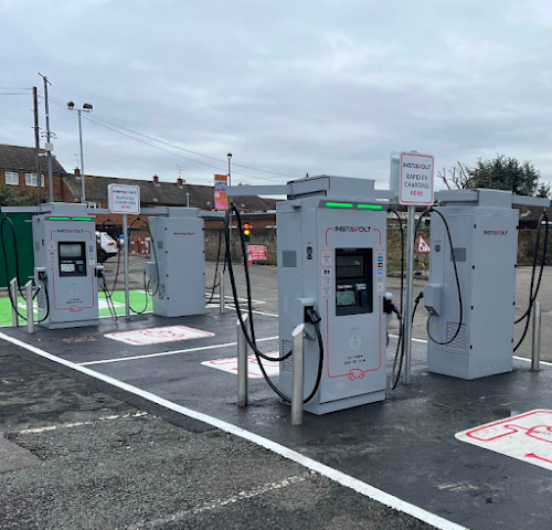 InstaVolt Charging Station in Waltham Abbey United Kingdom of Great Britain and Northern Ireland
