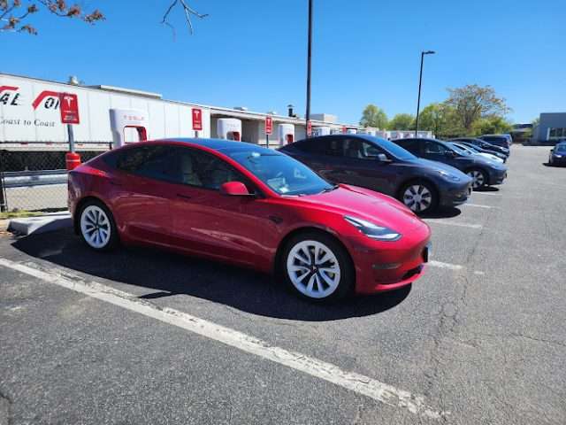 Tesla Supercharger in Carle Place New York