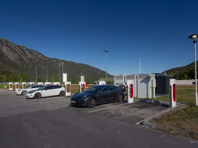 Tesla Supercharger in Seljord Norway 3840