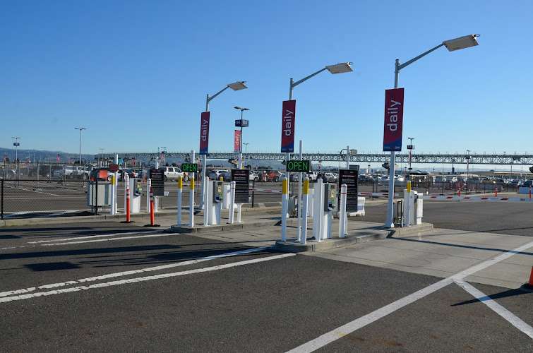 OAK Official Daily Parking EV Charging Station at 1 Airport Dr