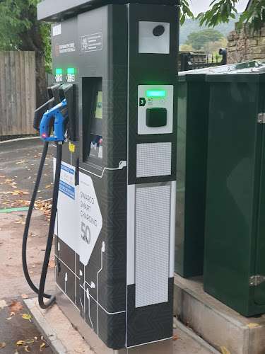 Swarco Charging Station EV Charging Station at Talgarth