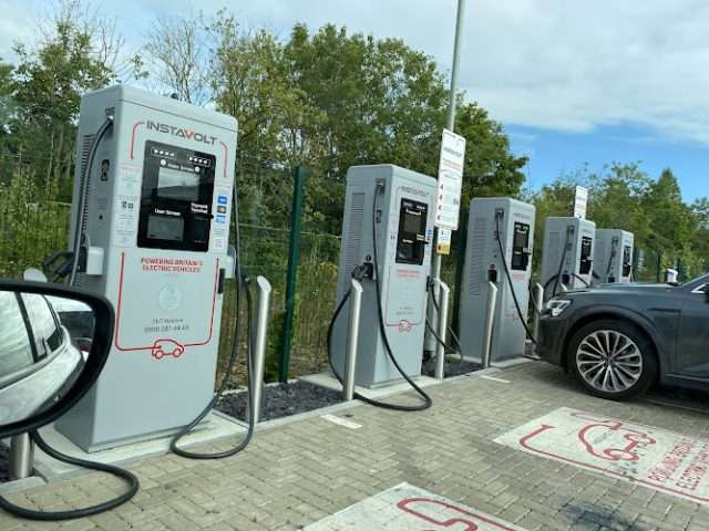 InstaVolt Charging Station in Carterton United Kingdom of Great Britain and Northern Ireland