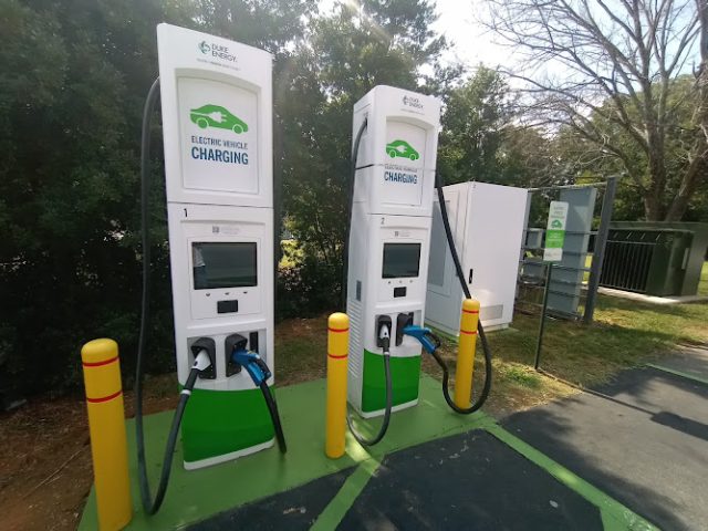 EV Connect Charging Station in Salisbury North Carolina