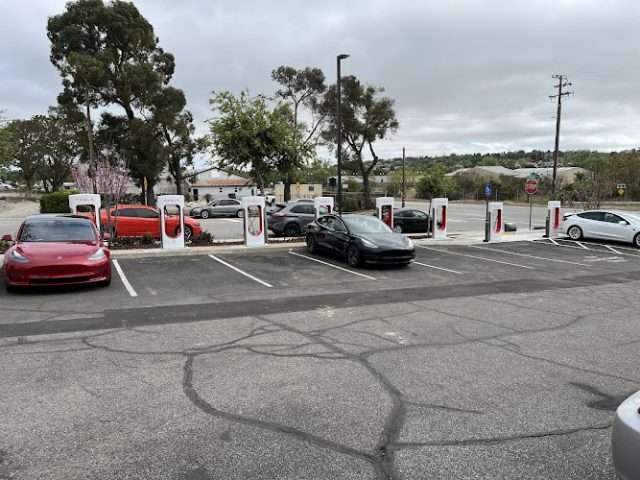 Tesla Supercharger in Paso Robles California