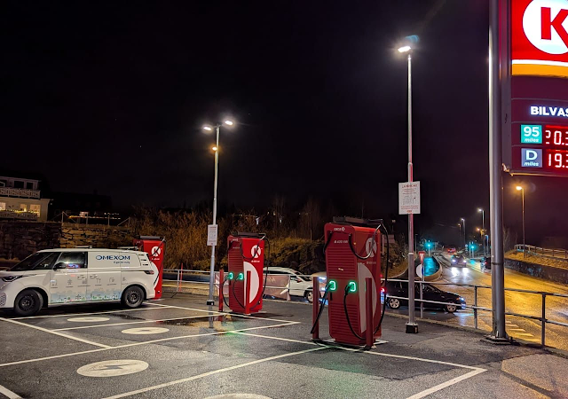Circle K Charging Station in Hauglandshella Norway 5310