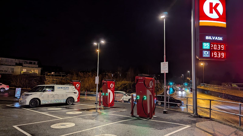 Circle K Charging Station EV Charging Station at Kollevågvegen 2