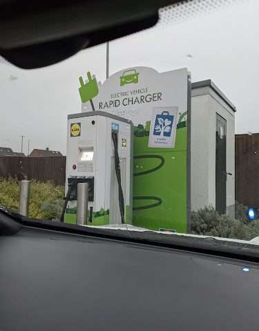 Lidl Charging Station in Sunderland United Kingdom of Great Britain and Northern Ireland