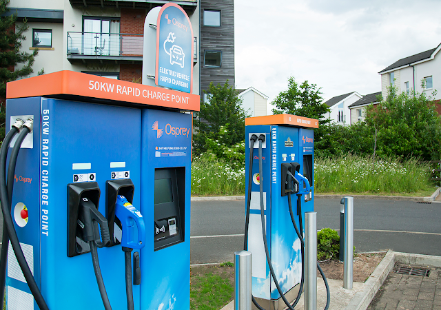 Osprey Charging Station in Preston United Kingdom of Great Britain and Northern Ireland