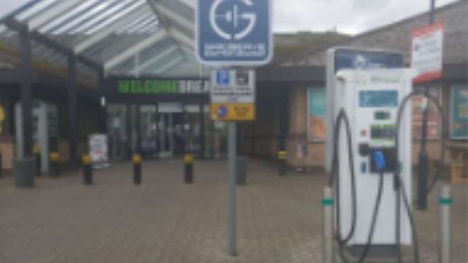 GRIDSERVE Charging Station EV Charging Station at 13 M74