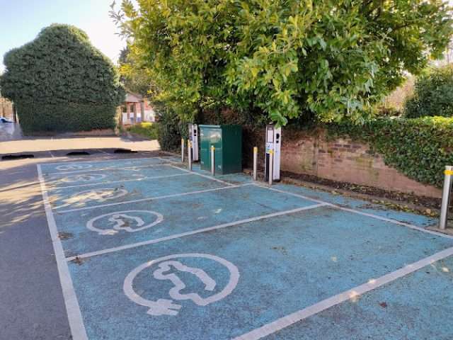 Electric Vehicle Charging Station in Tenbury Wells United Kingdom of Great Britain and Northern Ireland